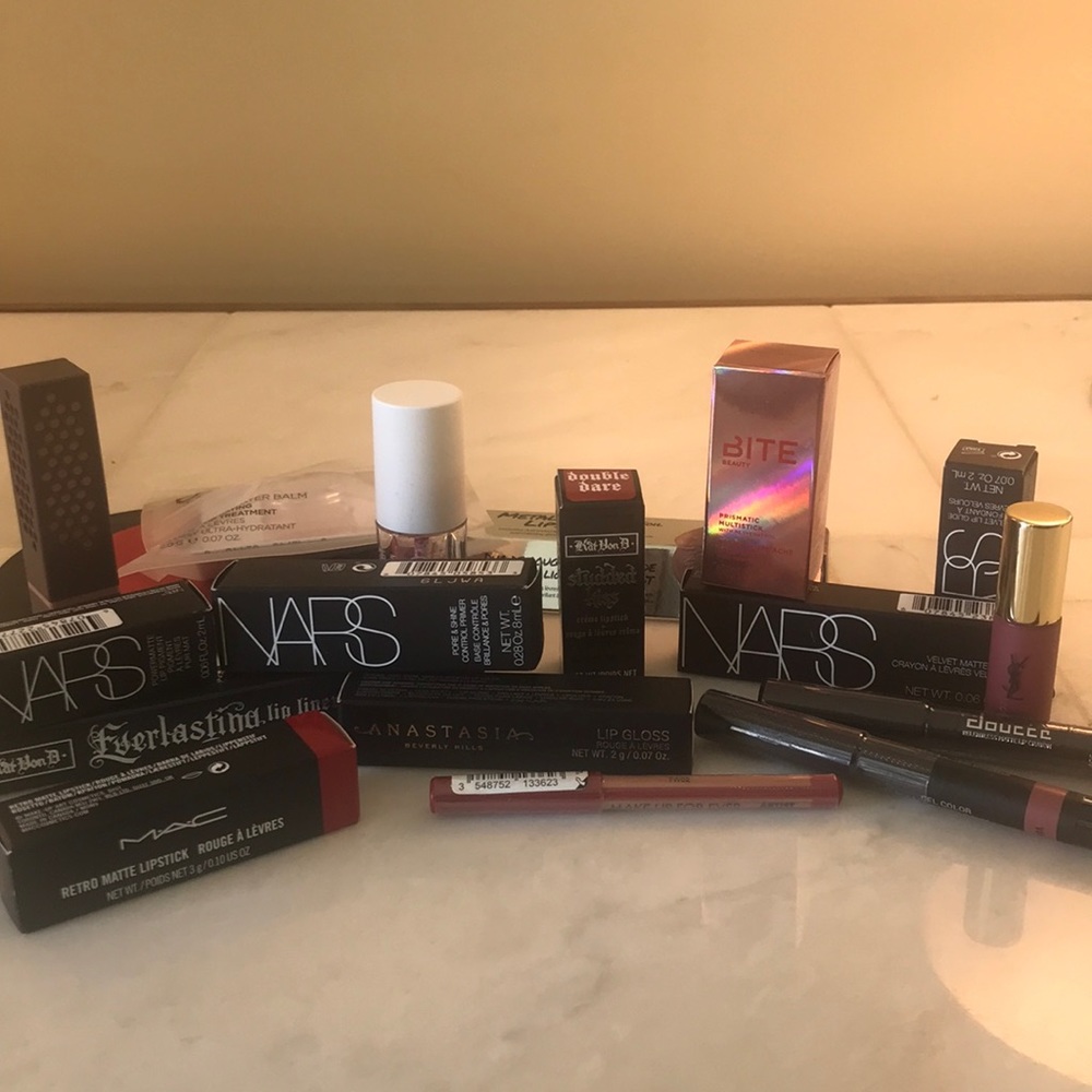 18 Piece Lip Set, NARS,bite,MAC